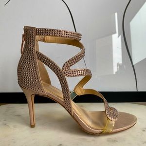 Strappy heel